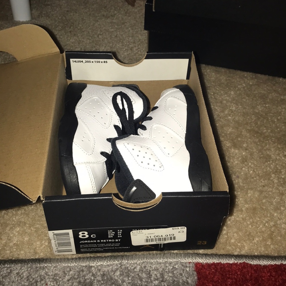 Kids Jordan 6’s